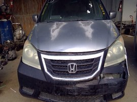 2010 HONDA ODYSSEY,  BLUE, EX-L MODEL, 3.5L, AT, FWD.  A25197